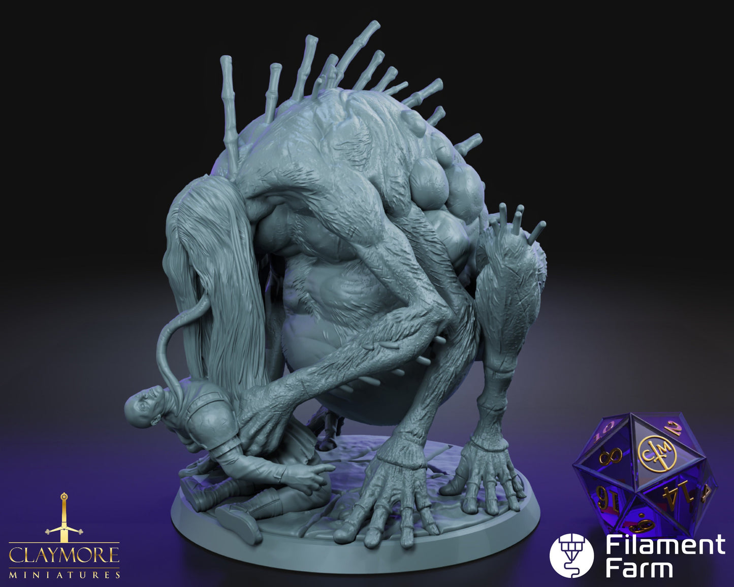 Bloodcrawler - Ascent Into Madness - Highly Detailed Resin 3D Printed Miniature