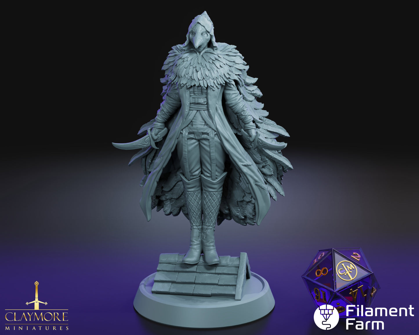 Layla Valteir, Rogue - Ascent Into Madness - Highly Detailed Resin 3D Printed Miniature