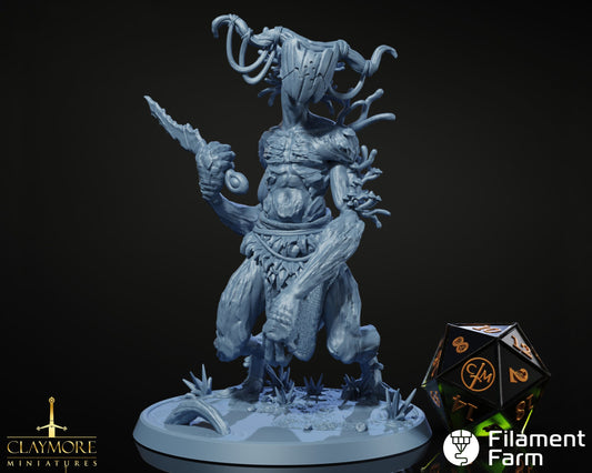 Swamp Spirit - Return to the Whispering Swamps - Highly Detailed Resin 8k 3D Printed Miniature