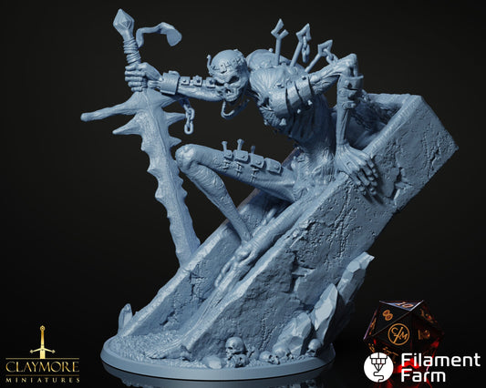 Undead Giant - The Archlich's Academy - Highly Detailed Resin 8k 3D Printed Miniature