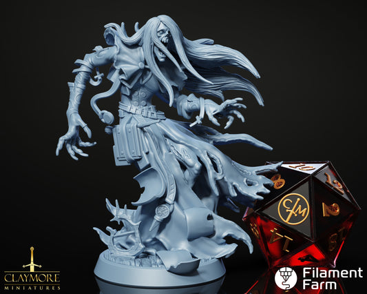Ethereal Wailer - The Archlich's Academy - Highly Detailed Resin 8k 3D Printed Miniature