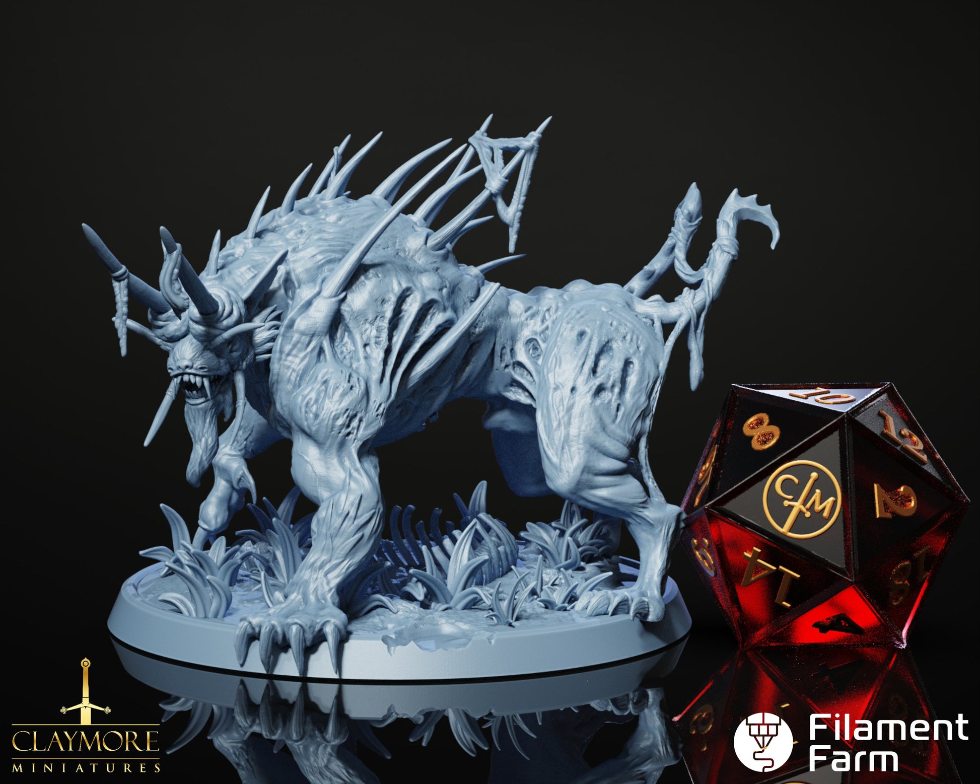 Carnage Dweller - The Archlich's Academy - Highly Detailed Resin 8k 3D Printed Miniature