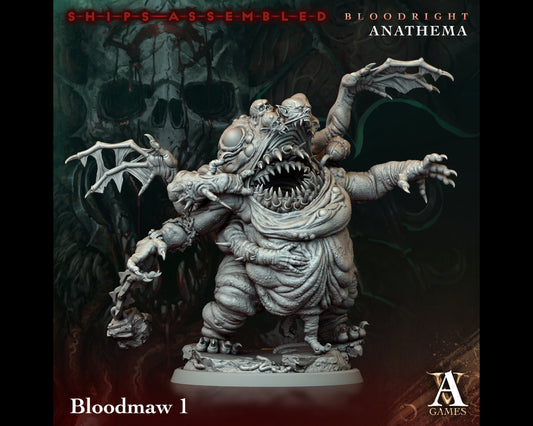 Bloodmaw 4 - Bloodright Anathema - Highly Detailed Resin 8k 3D Printed Miniature