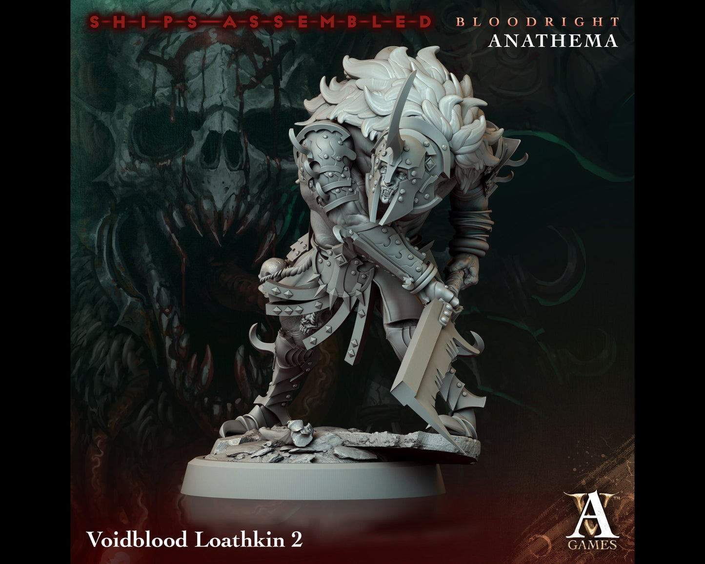 Loathkin 2 - Bloodright Anathema - Highly Detailed Resin 8k 3D Printed Miniature