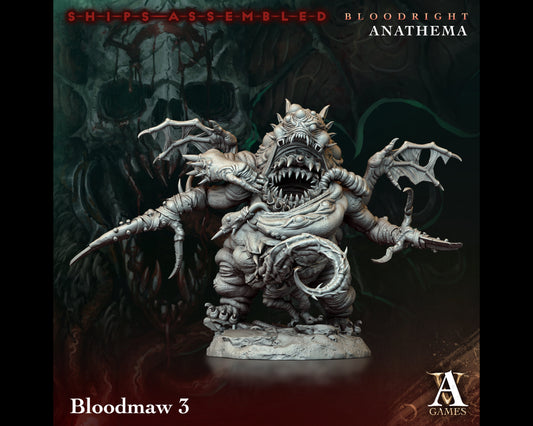 Bloodmaw 3 - Bloodright Anathema - Highly Detailed Resin 8k 3D Printed Miniature