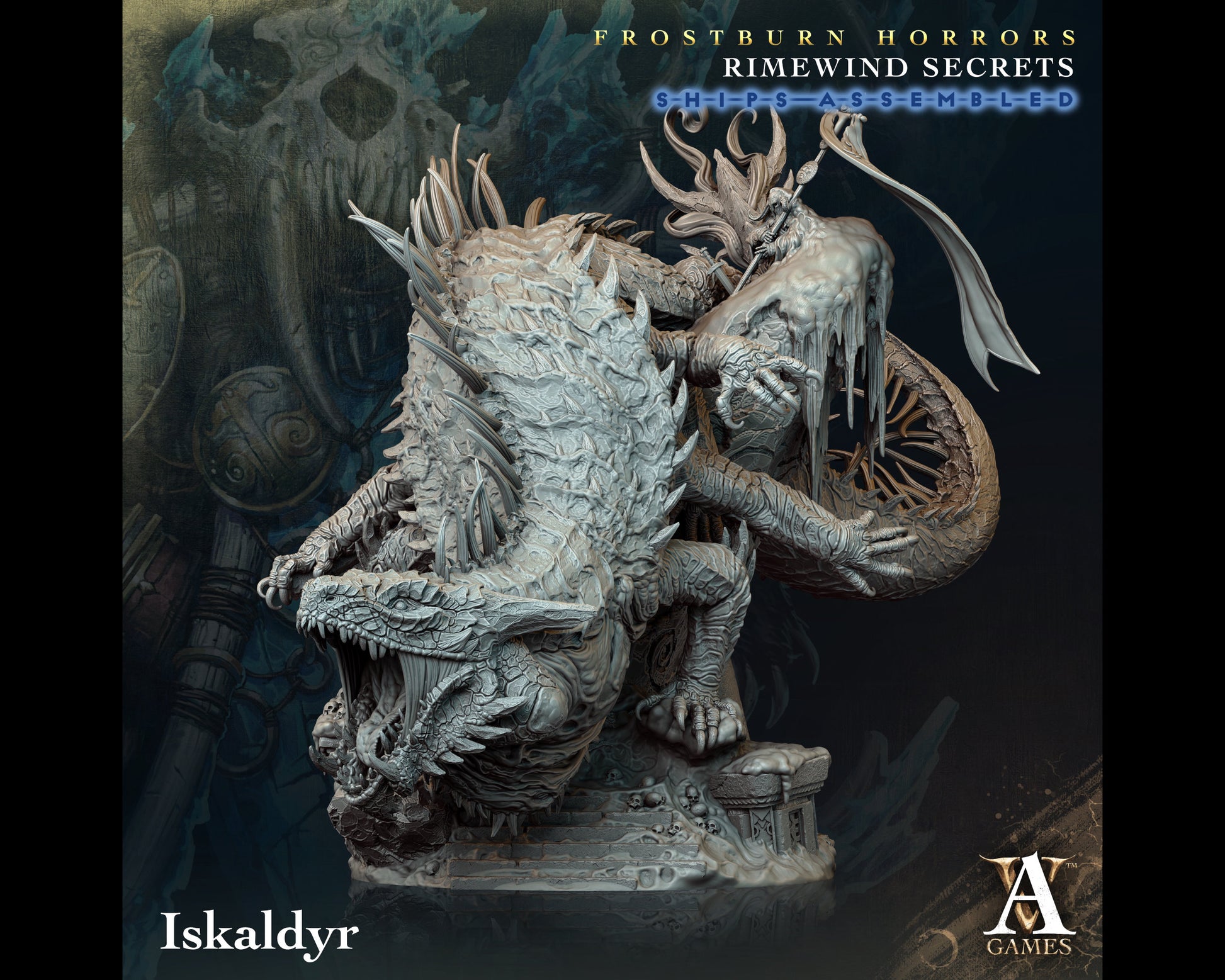 Iskaldyr - Rimewind Secrets - Highly Detailed Resin 8k 3D Printed Miniature