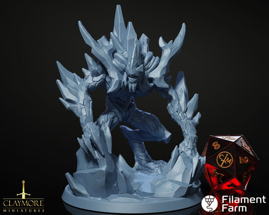Frost Lurker - The Frostwind War - Highly Detailed Resin 8k 3D Printed Miniature